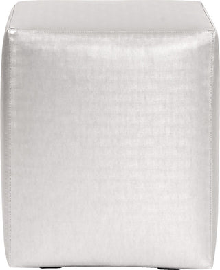 Howard Elliott Luxe Mercury Universal Cube Ottoman