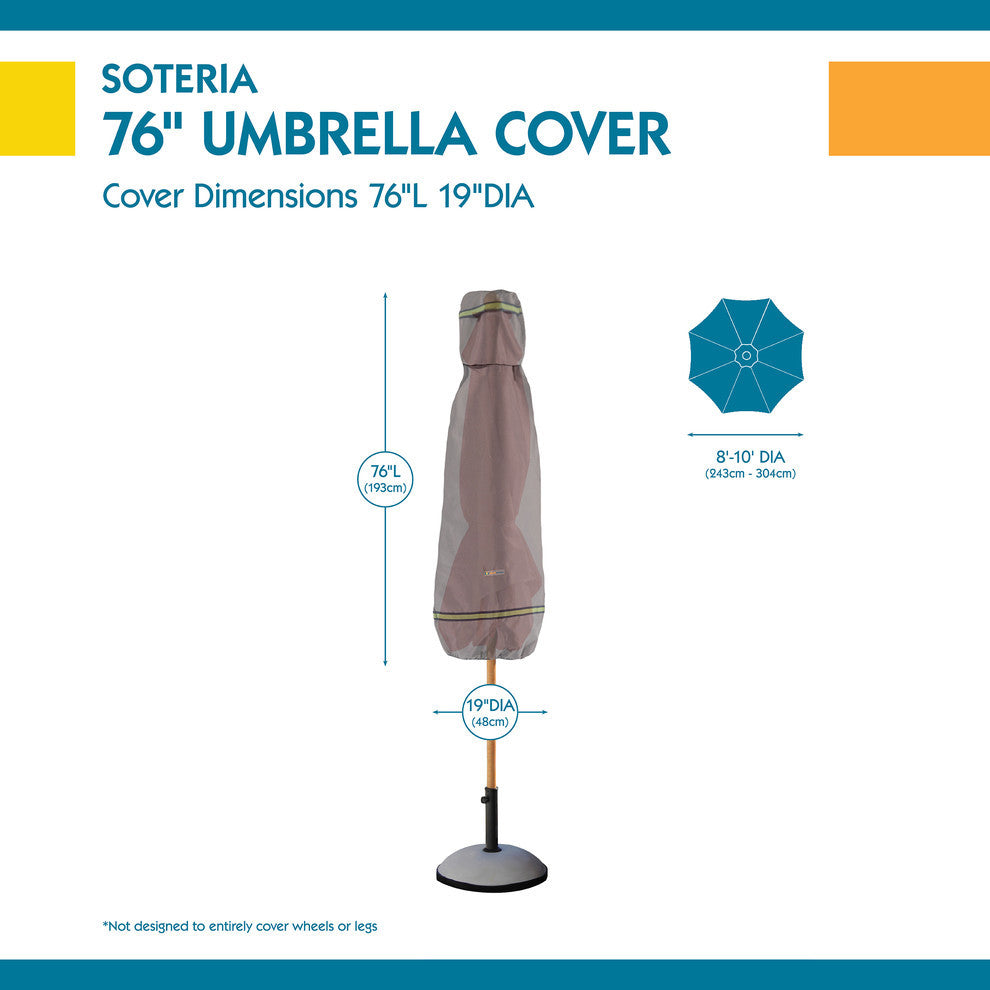 Soteria Rain Proof 76" Patio Umbrella Cover With Integrated Installation Pole