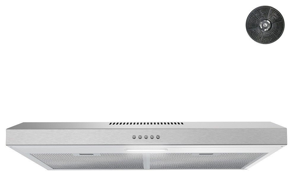 Streamline 30" Bergamo Ductless Undermount Range Hood, Stainless Steel