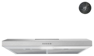 Streamline 30" Bergamo Ductless Undermount Range Hood, Stainless Steel