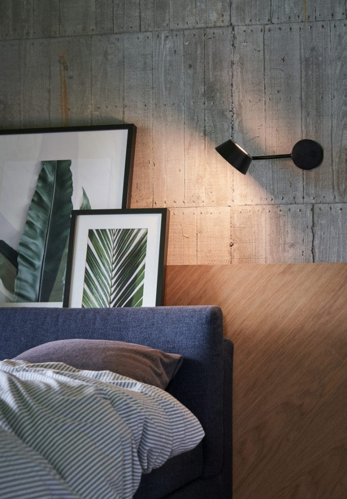 OLO Arm Wall Lamp, Black