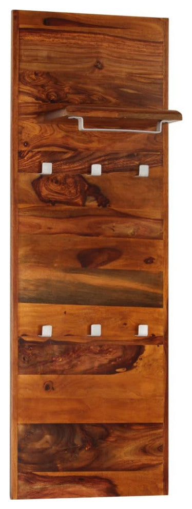 Vidaxl Coat Rack Solid Sheesham Wood 46.5"x15.7"