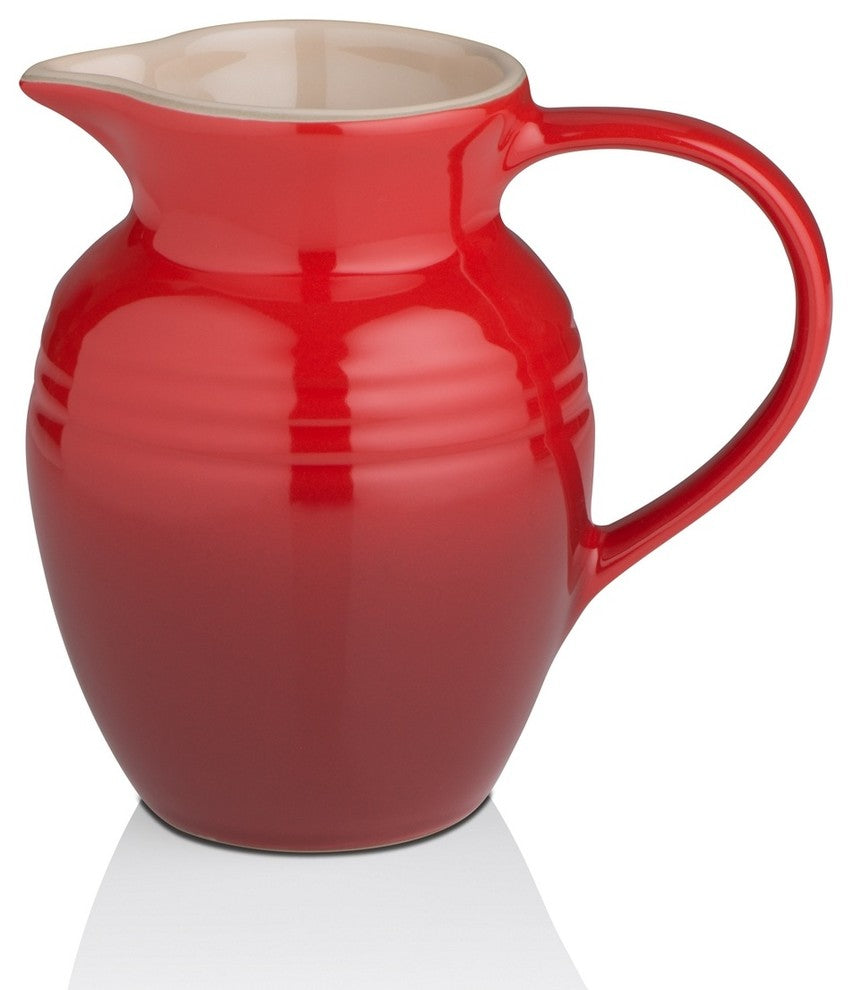 Le Creuset Stoneware Breakfast Jug, 600 ml, Cerise