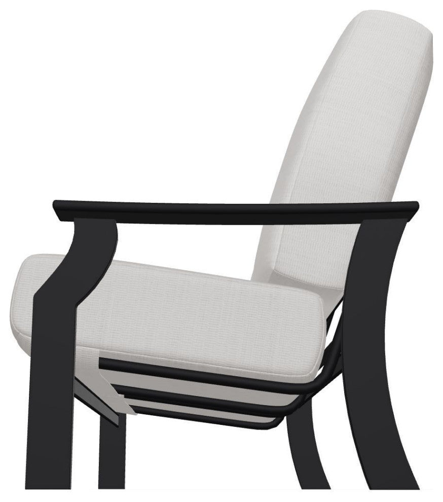 St. Catherine Deep Seat Outdoor Loveseat, Tabloid Cloud/Black