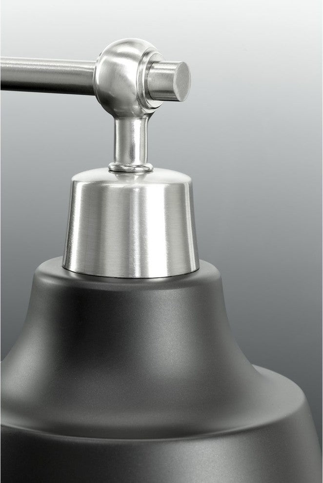 Bramlett Collection 4-Light Brushed Nickel Coastal Bath Vanity Light