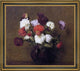 Henri FantinLatour Flowers: Poppies Framed Premium Canvas Print, 16"x20"