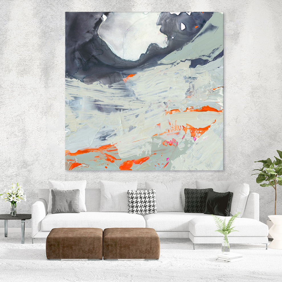 "Polyphonic Sea II" Fine Art Giant Canvas Print, 84"x84"
