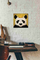 Epic Graffiti 'Panda With Crown' by Ryan Fowler, Giclee Canvas Wall Art, 12"x12"