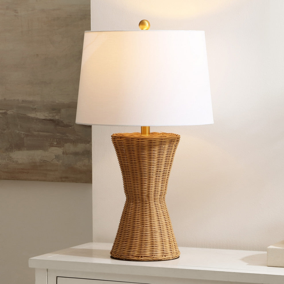 Safavieh Aitana 26" Table Lamp, Natural/Brass