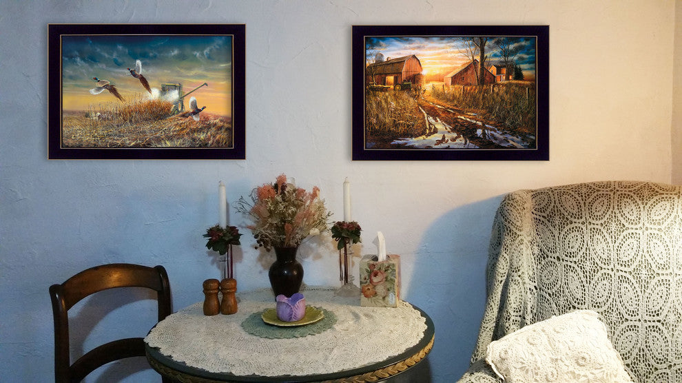 "Days Not Forgotten" Collection By Jim Hansen, Printed Wall Art, Black Frame