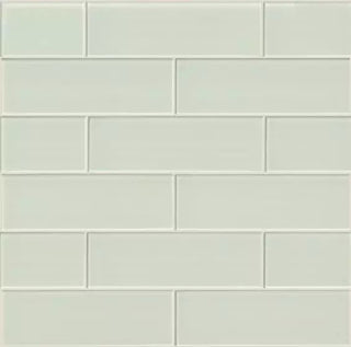 Arctic Ice 4X12 Glass Subway Tile, 10 Sft