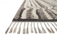 Loloi Hand Knotted Khalid KF-03 Stone / Charcoal Area Rug, 4''-0" X 6''-0"