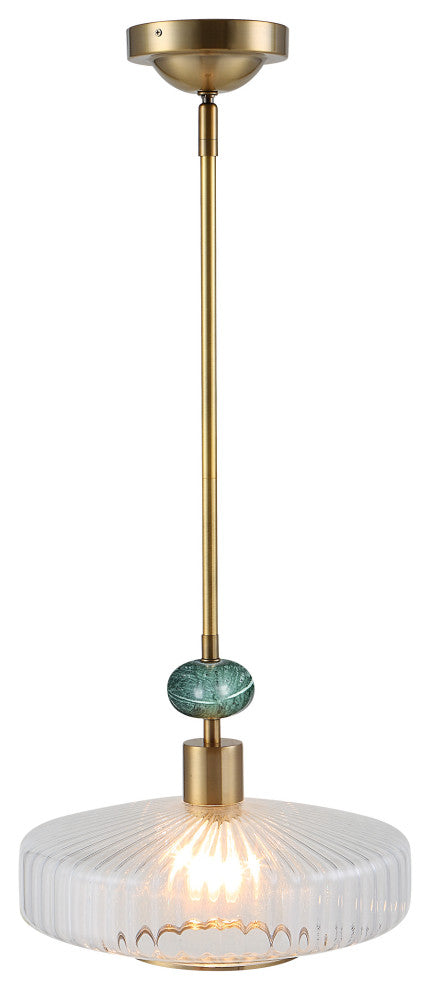 UT-21563 Uttermost Giovane Antique Brass 1 Light Pendant