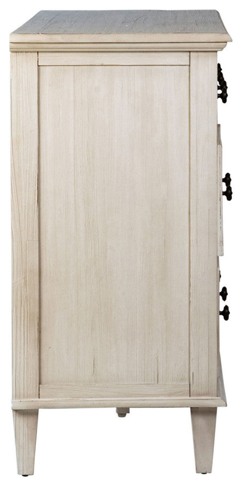 White Washed Zurich Dresser
