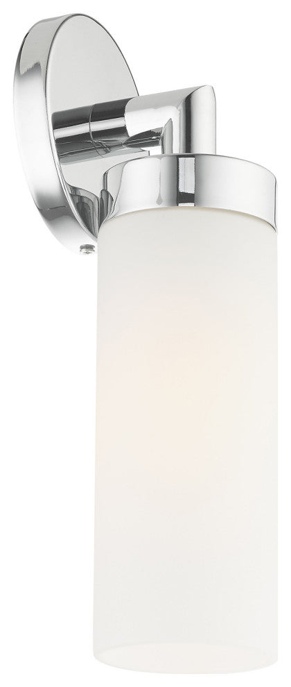 Polished Chrome Nautical, Industrial, Contemporary, Urban, Sleek Single Sconce