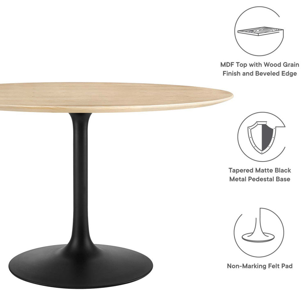 Lippa 47"Wood Dining Table