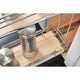 Two-Tier Sold Surface Pull Out Organizers With Soft Close, Gray, 11.75"