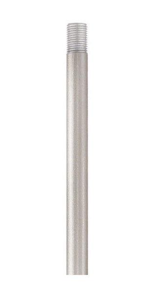 12" Length 7 mm Rod Extension Stems, Brushed Silver