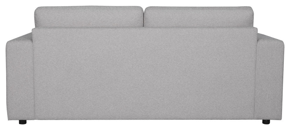 Elizabeth Stain-Resistant Fabric Sofa, Light Gray