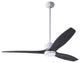 Arbor Fan, Gloss White, 54" Ebony Blades, No Light, Wall/Remote Control