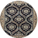 Ahgly Company Indoor Round Traditional Area Rugs, 4' Round