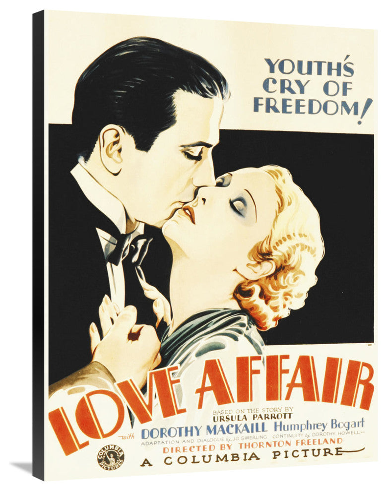 "Bogart In Love Affair, 1932" Canvas by Hollywood Photo Archive, 27x36"