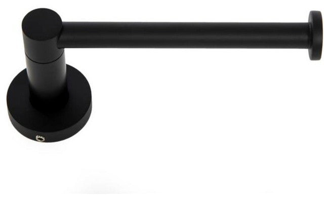 Italia Florence Series Matte Black 4-Piece Bathroom Accessory Set