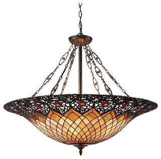 Quoizel TF1901VB Six Light Foyer Pendant Adriana Vintage Bronze