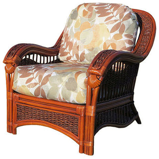 Seascape Arm Chair in Natural, Midnight Fabric