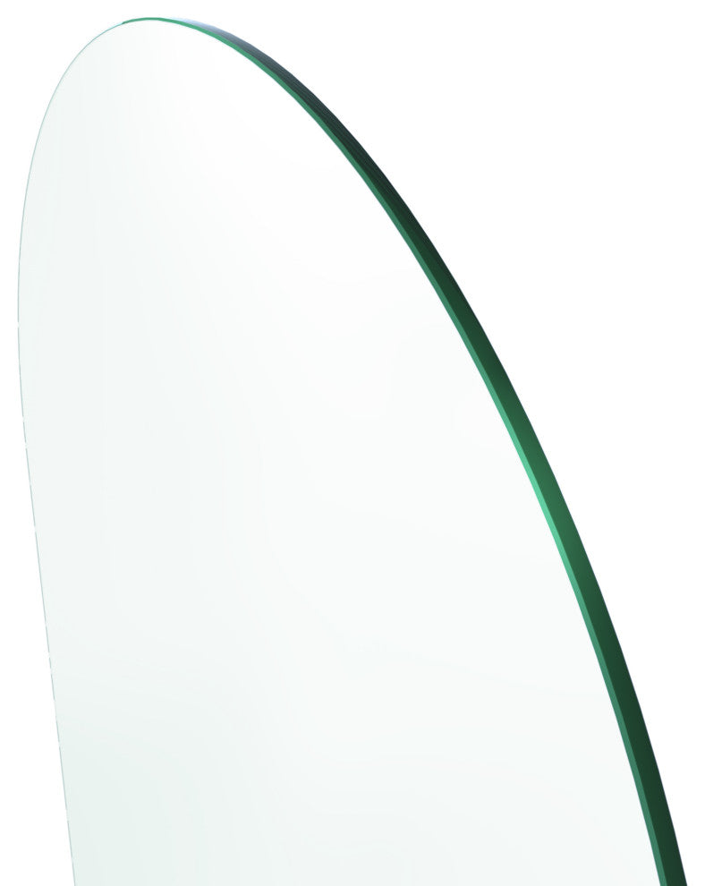 Bathtub Single Fixed Panels, Satin Brass, 34"wx66.75"h