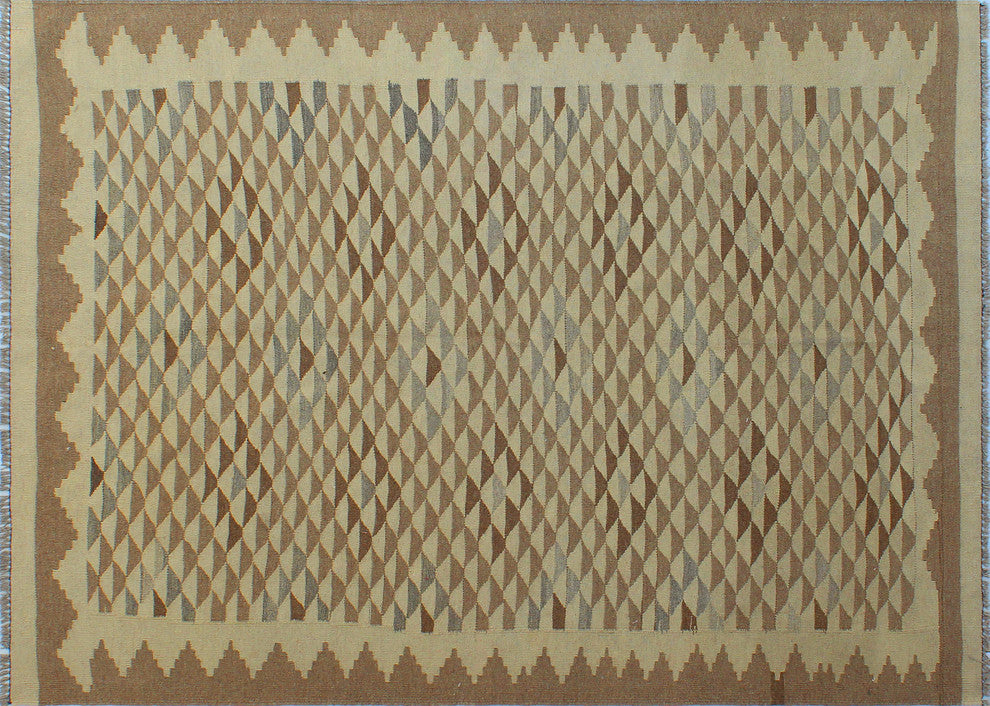 Winchester Kilim Rita Ivory Rug, 4'11x6'9