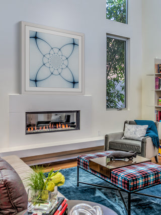 "View With Peace" Framed Art Print