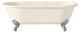 Cheviot Products Regal Cast Iron Bathtub With Continuous Rolled Rim