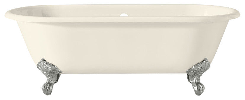 Cheviot Products Regal Cast Iron Bathtub With Continuous Rolled Rim