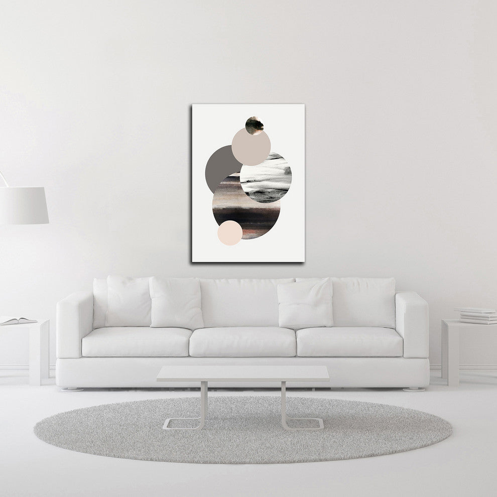 Circles 1 by Design Fabrikken, Print on Canvas, 30"x42"