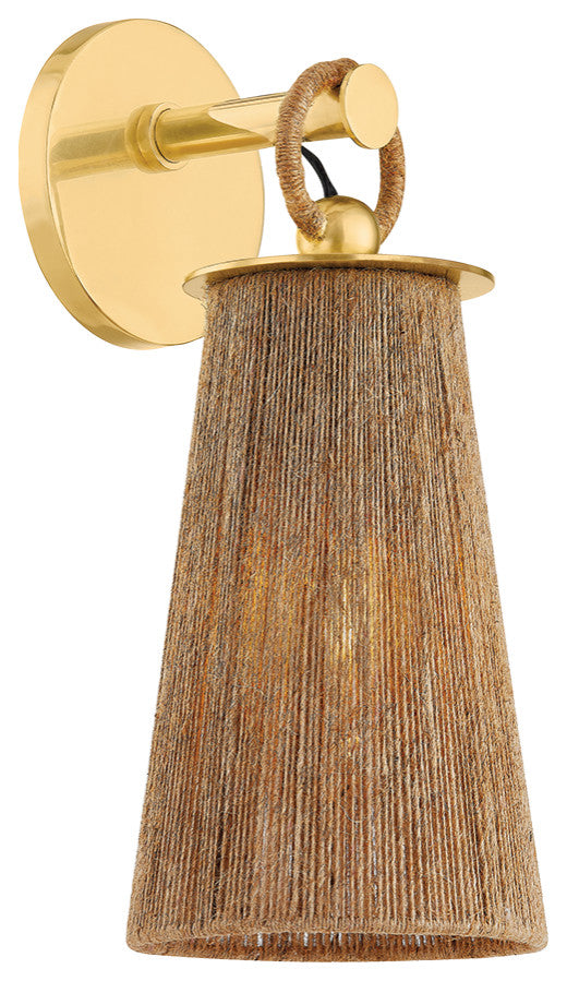 Mandy Cheng x Mitzi Lauz Wall Sconce Aged Brass