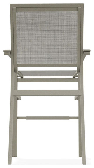 Bazza Sling Bar Height Stackable Outdoor Stool, Deacon/Storm