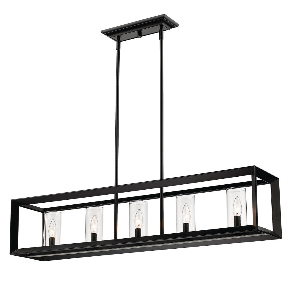 Smyth Linear Pendant, Matte Black, Matte Black