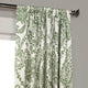 Tea Time Blackout Room Darkening Room Darkening Curtain Pair, Green, 50"x120"