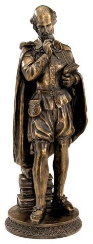 Pondering Shakespeare Statue