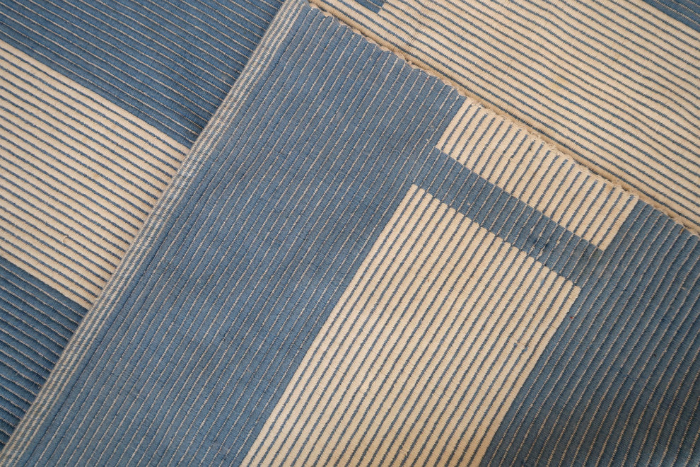 Handmade Vintage Indian Dhurri Kilim 4.6'x6.3', 141cmx193cm 1970s