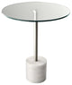 Blythe End Table - White