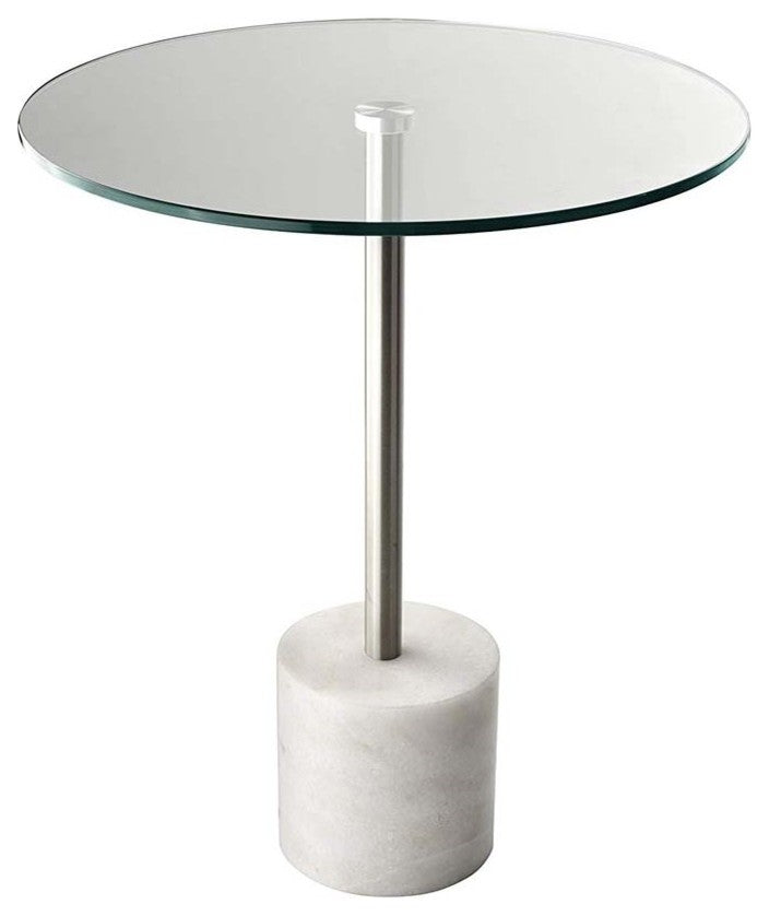 Blythe End Table - White
