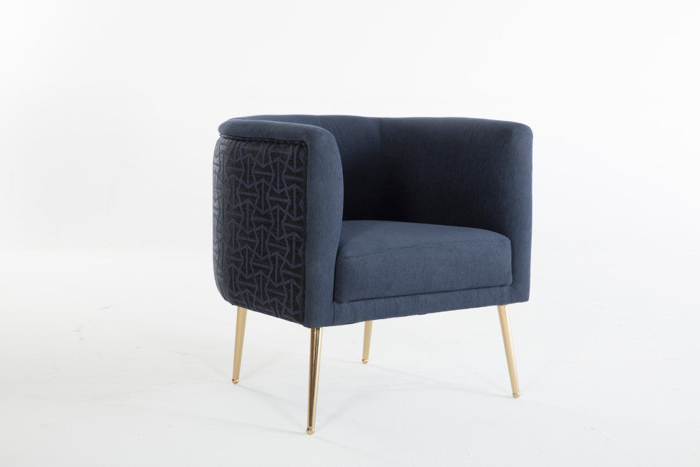 Cloak  Accent Armchair, Cloak Navy