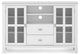 Artisan SOLID WOOD Tall TV Media Stand, White For TVs up to 60 inches