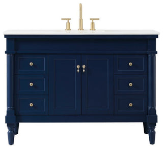 Elegant Lighting VF13048 Lexington 48" - Blue