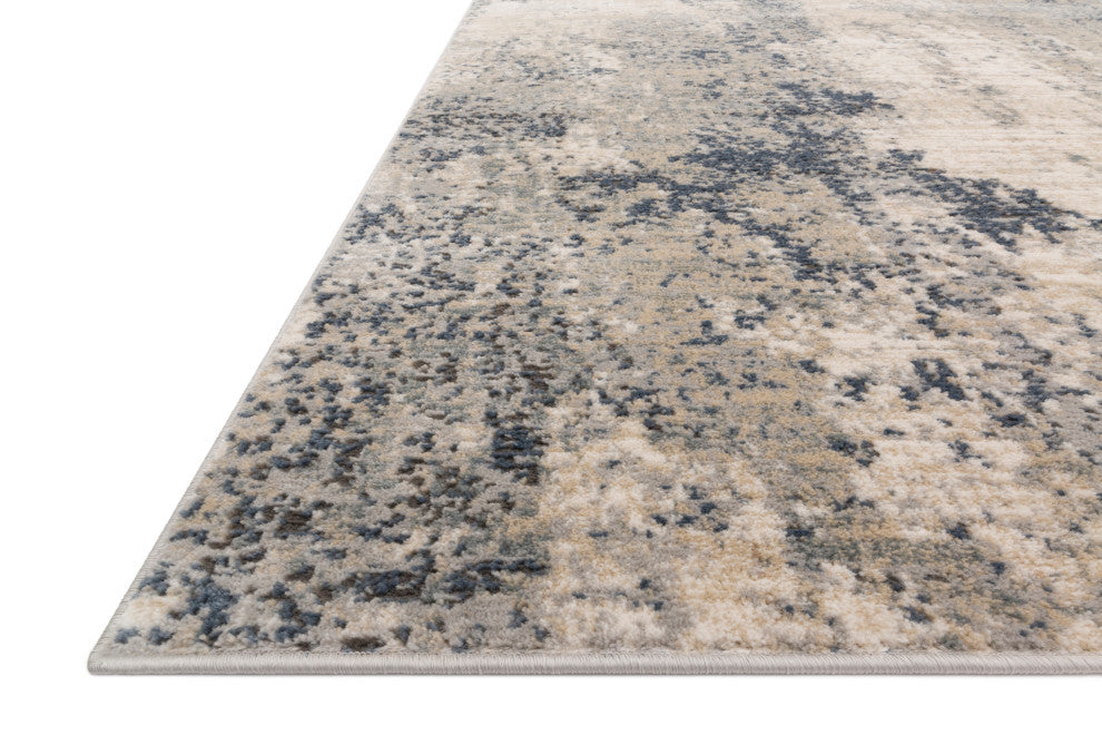 Teagan TEA-07 Area Rug, Natural/Denim, 11'6"x15'