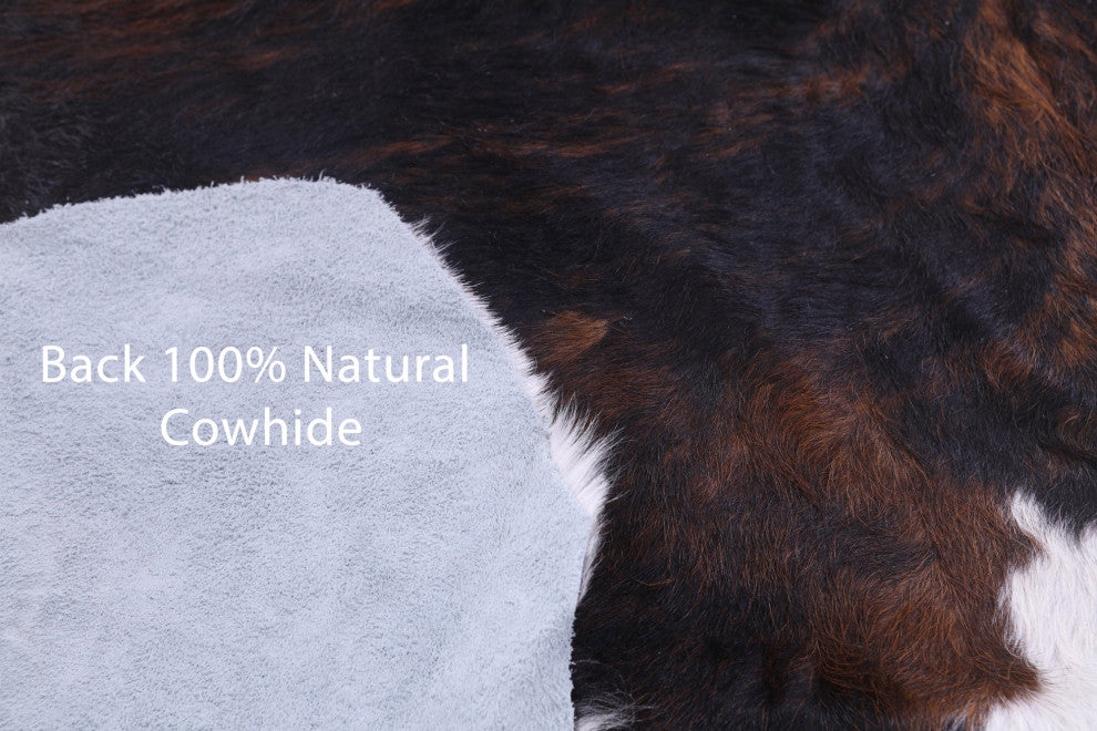Organic Natural Hair-On Cowhide Area Rug 7' 3" X 6' 4" C1593