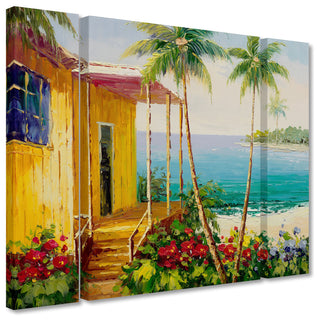 Rio 'Key West Villa' Multi Panel Art Set,, 32"x24"