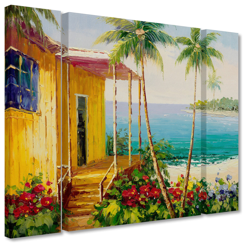 Rio 'Key West Villa' Multi Panel Art Set,, 32"x24"